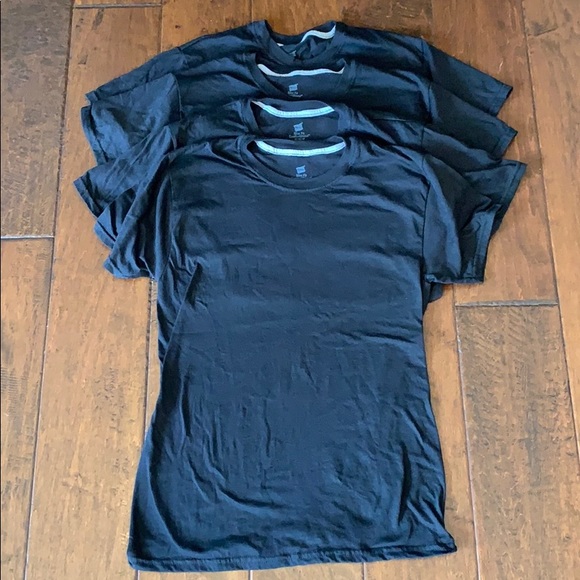 Hanes Other - 4 pack Hanes Slim Fit Cotton Blend undershirts.